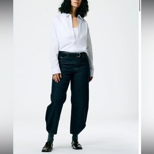 Tibi brancusi denim in indigo